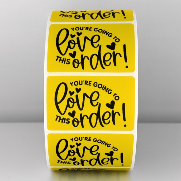 "You're Going To Love This Order!" Stickers | Small Business Packaging THANK YOU - Picture 8 of 11